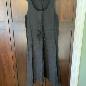 Theory Handkerchief Dress in Spring Linen